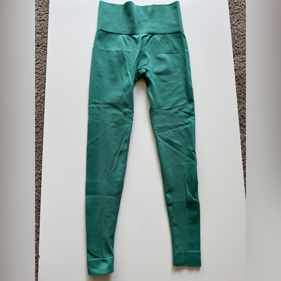Set Active Sculptflex Seamless Leggings Size Small Emerald Green - Picture 1 of 4